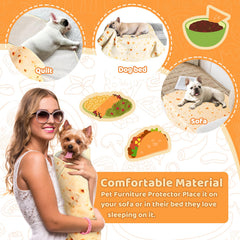 MASHDE-soft-microfiber-closeup highlights cozy fabric that helps pets stay relaxed.