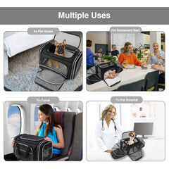 MASKEYON dual-handles with Velcro offer comfortable carrying on long journeys