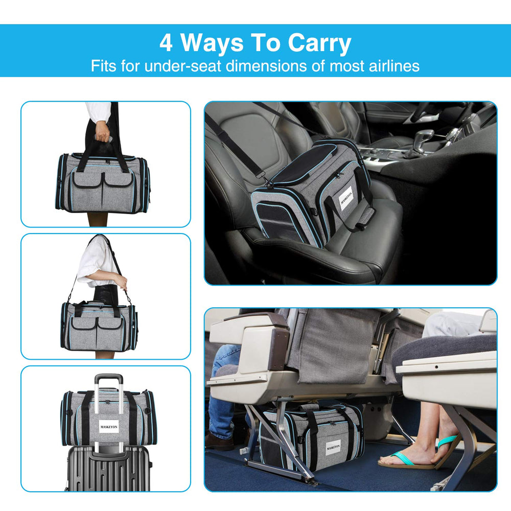 MASKEYON collapsible design for compact storage at home or in car.