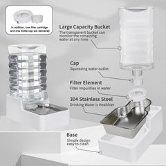 MASOCAT gravity-fed system delivering automatic refill for pets