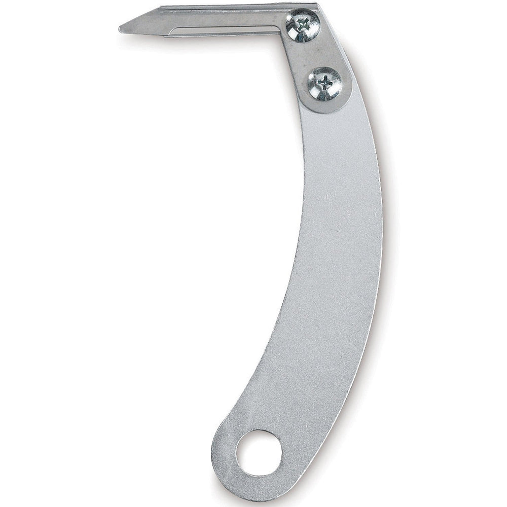 Master Grooming Tools mat and tangle splitter close-up on sharp blade for tough mats.