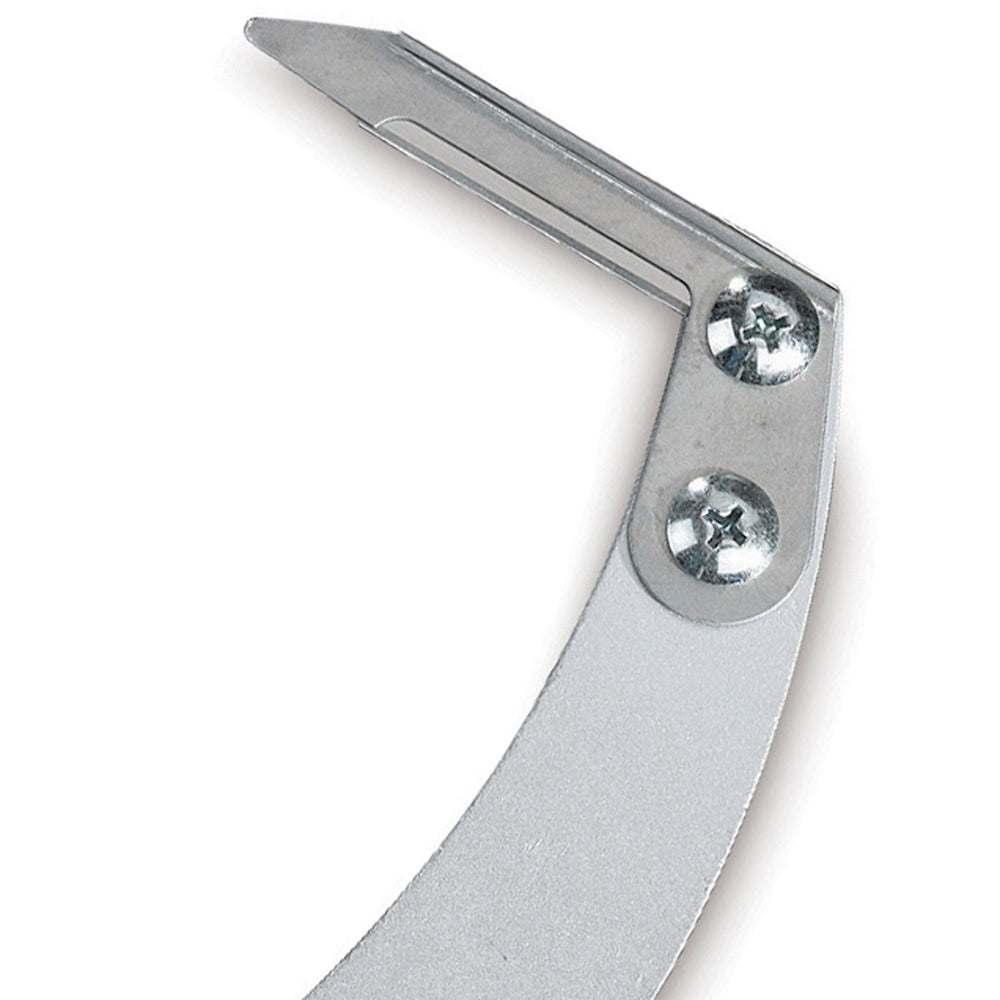 Master Grooming Tools mat and tangle splitter in use on a dog's coat for easy grooming.