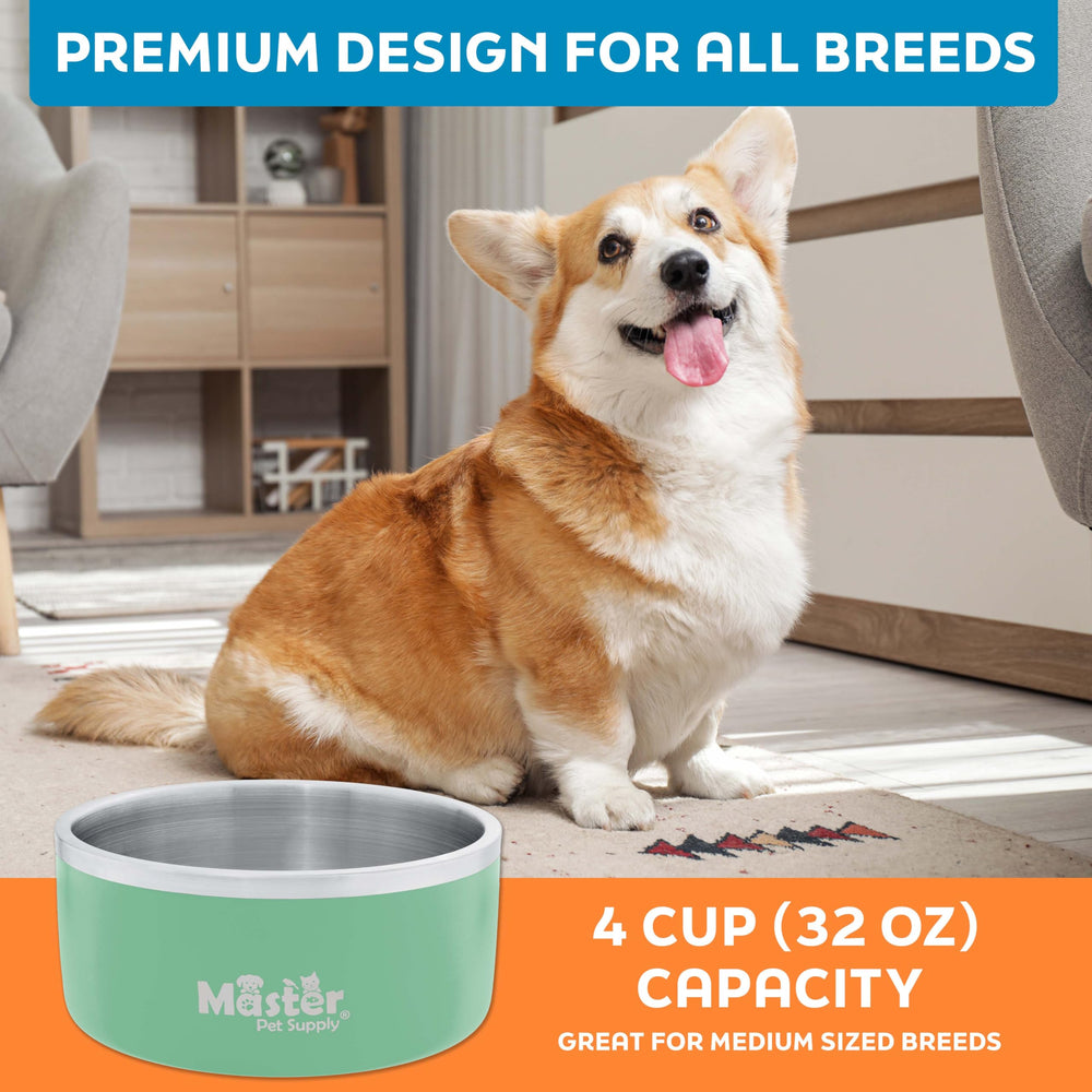 Master Pet Supply versatile bowl suitable for dogs and cats alike