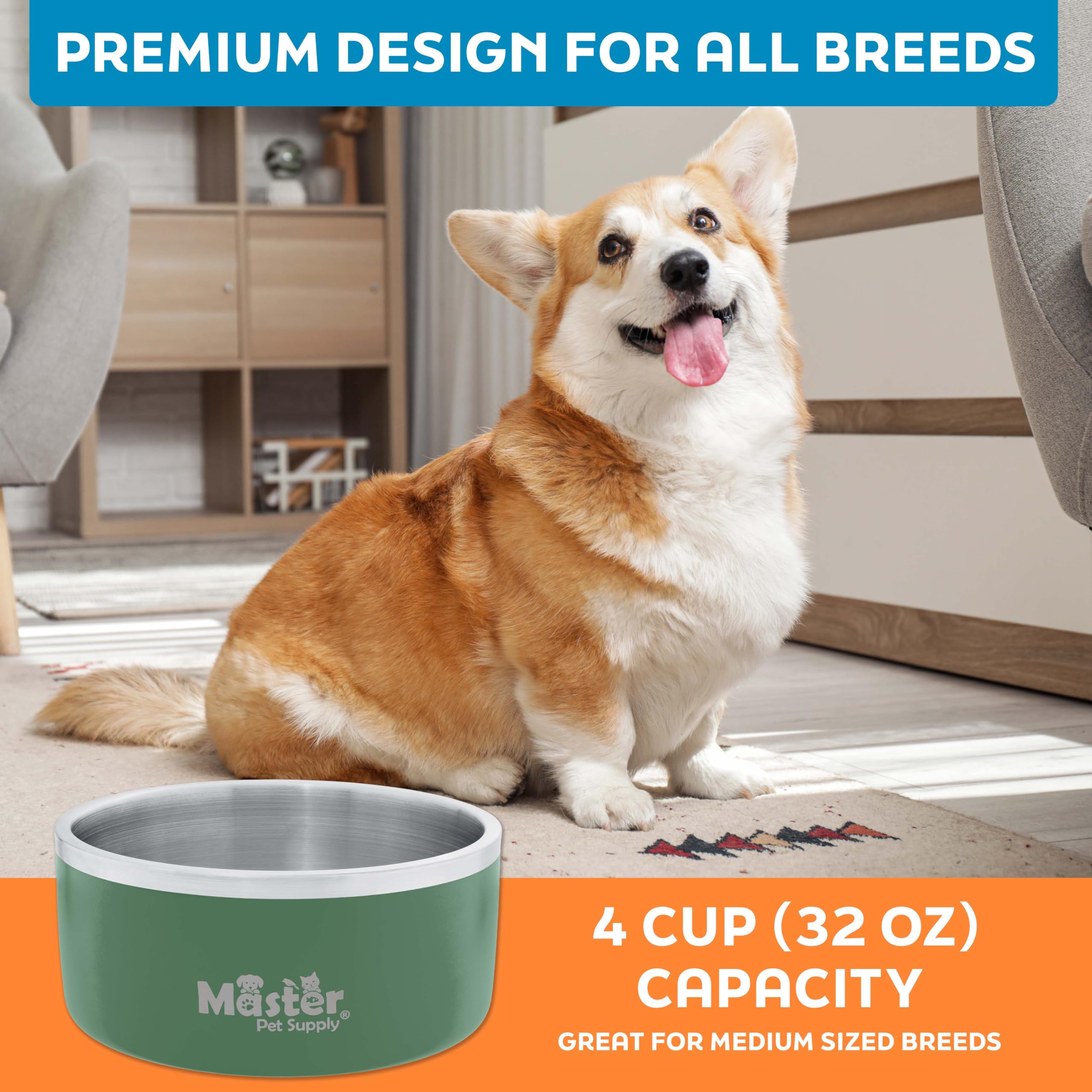 Master Pet Supply indoor-outdoor use ideal for pets at home and outside.
