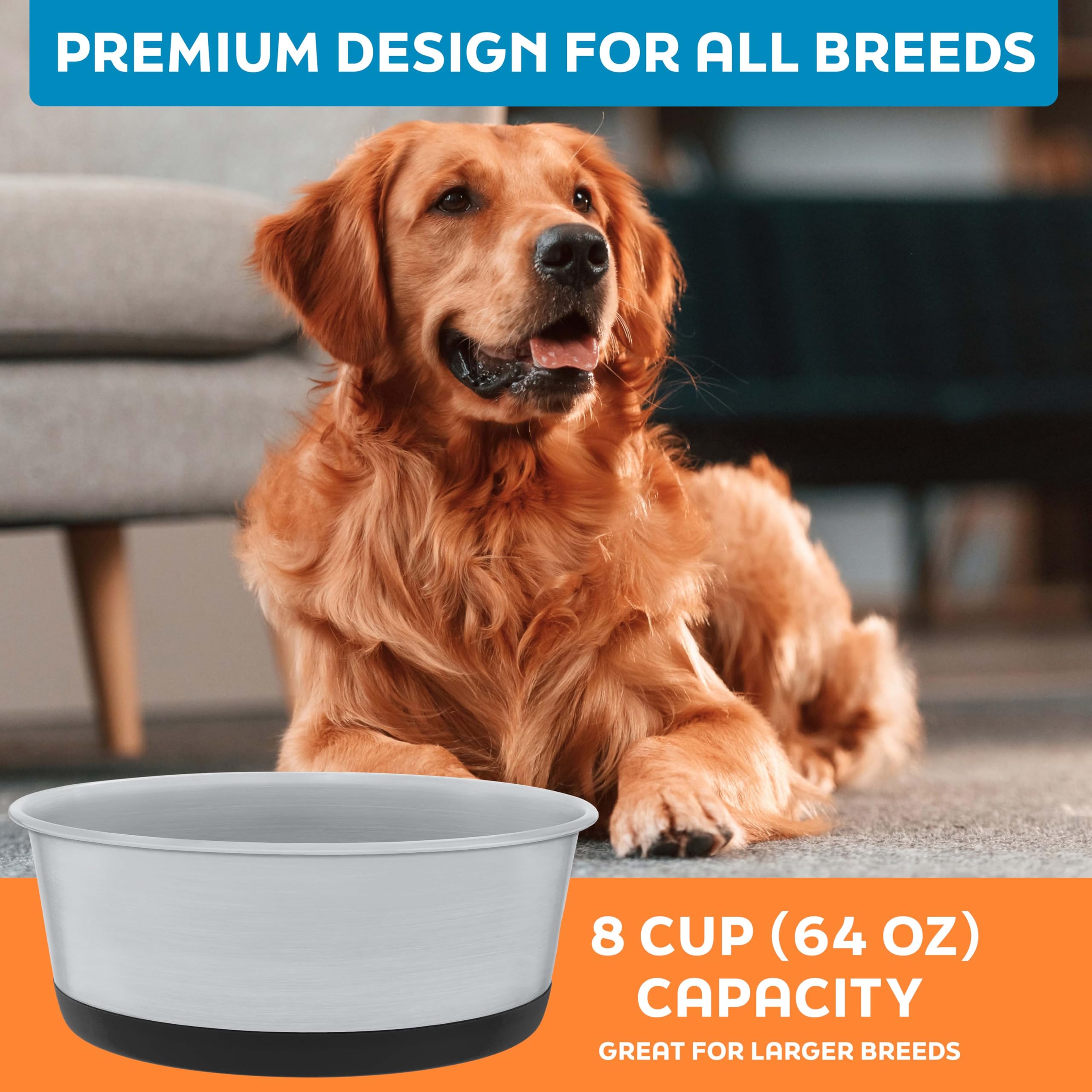 Master Pet Supply bowls for indoor and outdoor use