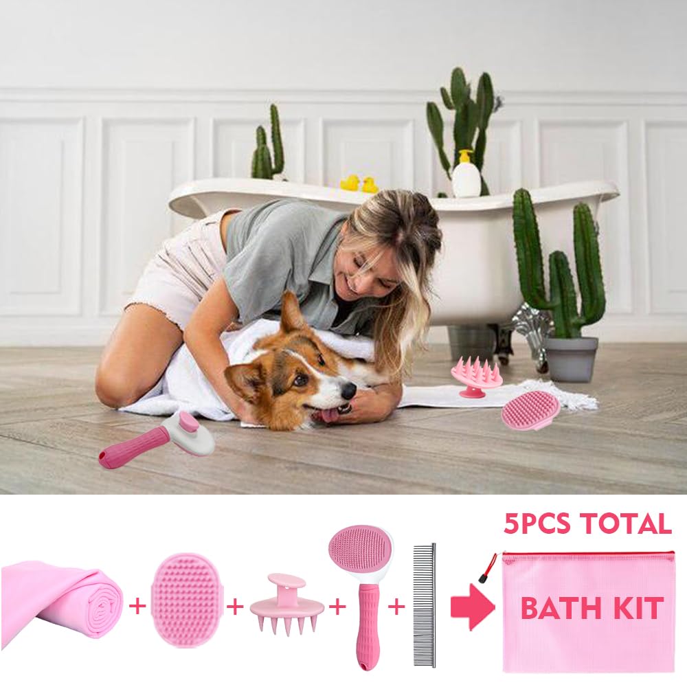 Master Queen after-bath coat appears brighter and fluffier with this kit.