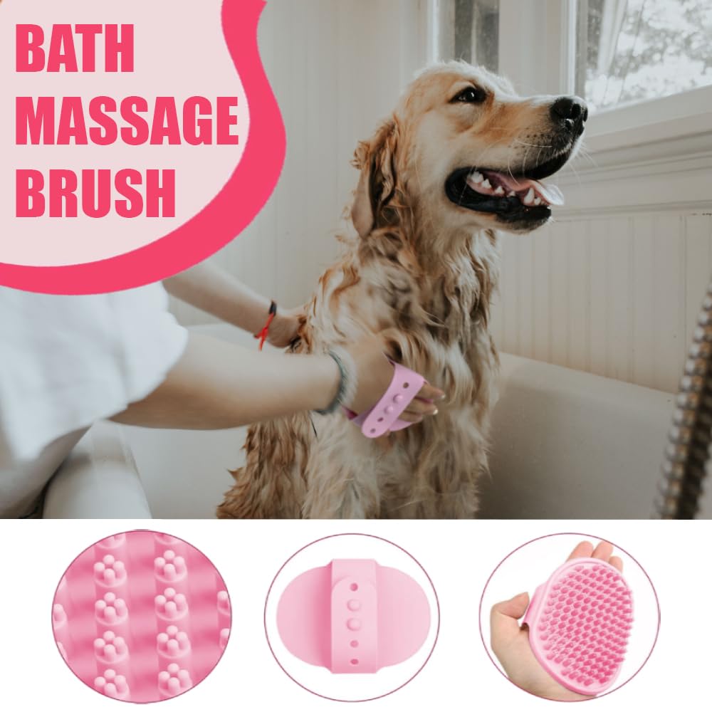 Master Queen brush kit in use on a short-haired dog shows knot reduction.