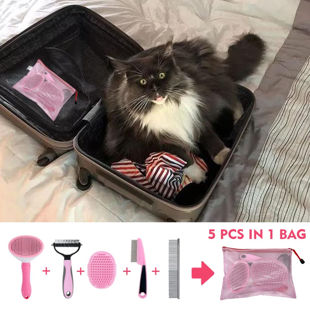 MASTER QUEEN travel kit pink bag for on-the-go grooming.