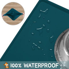 MateeyLife dishwasher-safe pet mat for quick, easy cleaning