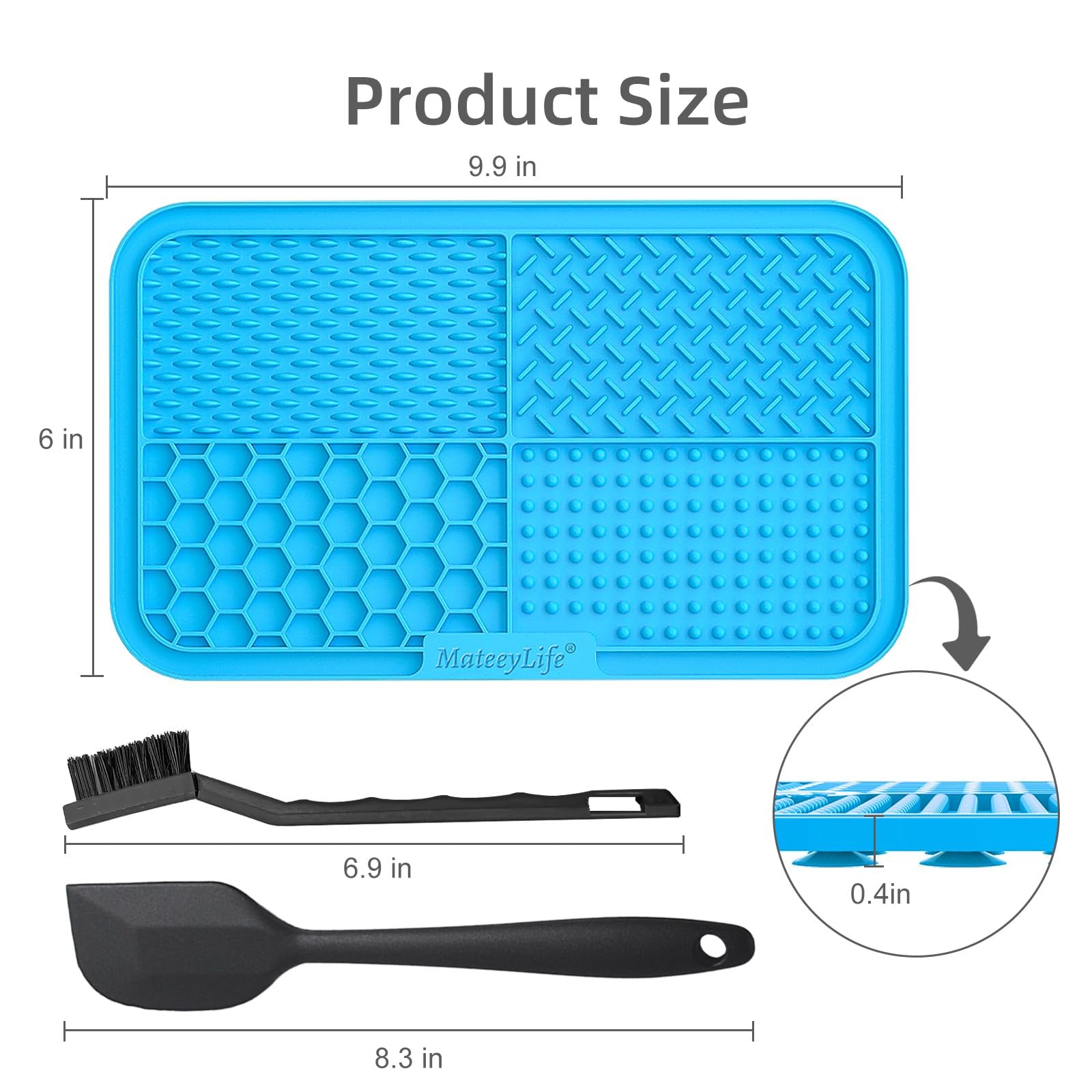 MateeyLife dual-pack Lick Mats support large and small dogs during grooming routines