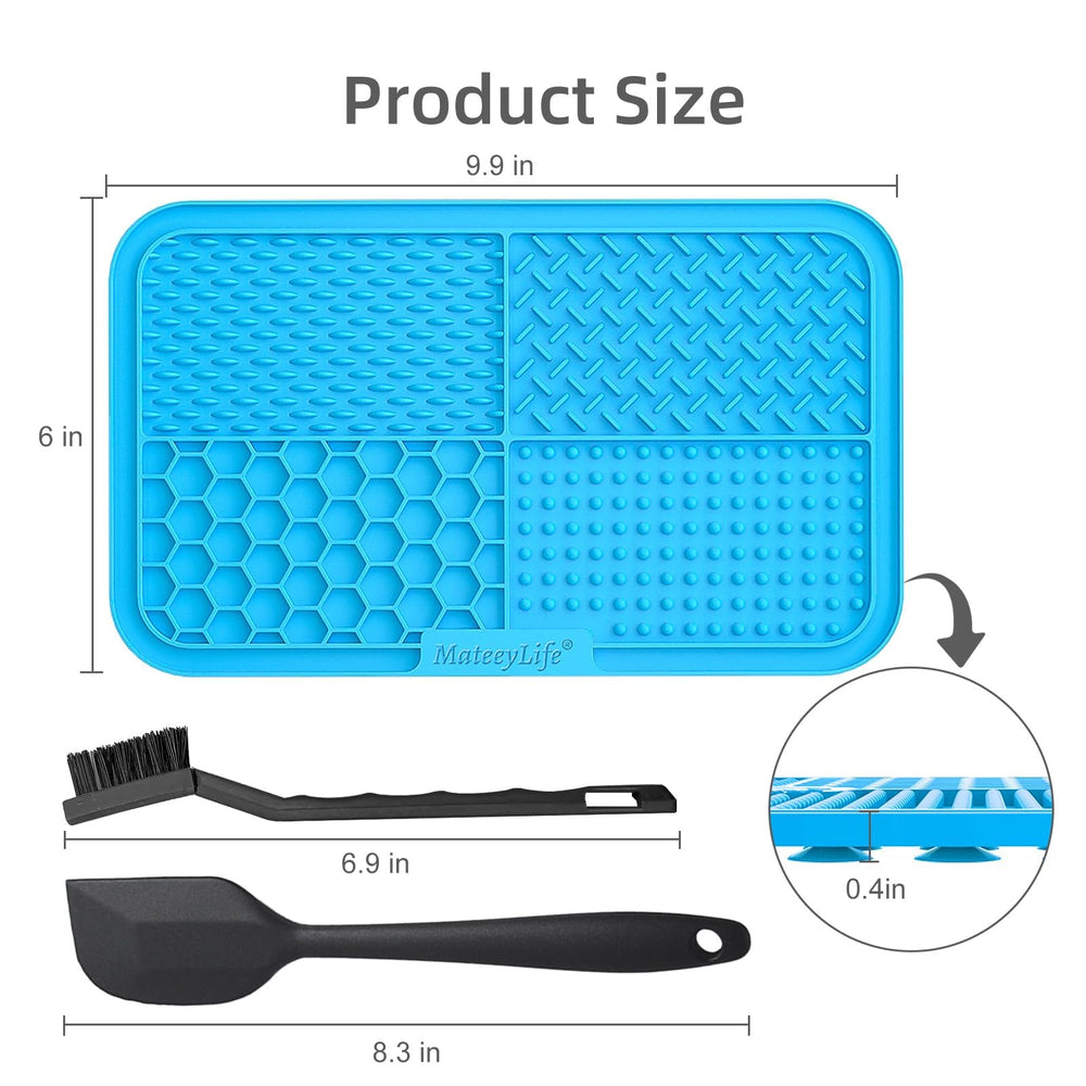 MateeyLife dual-pack Lick Mats support large and small dogs during grooming routines