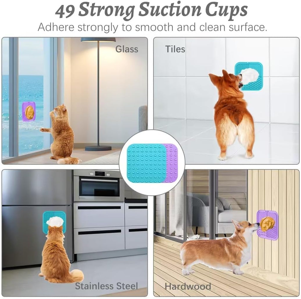 MateeyLife easy-cleaning silicone lick mat dishwasher-safe and BPA-free