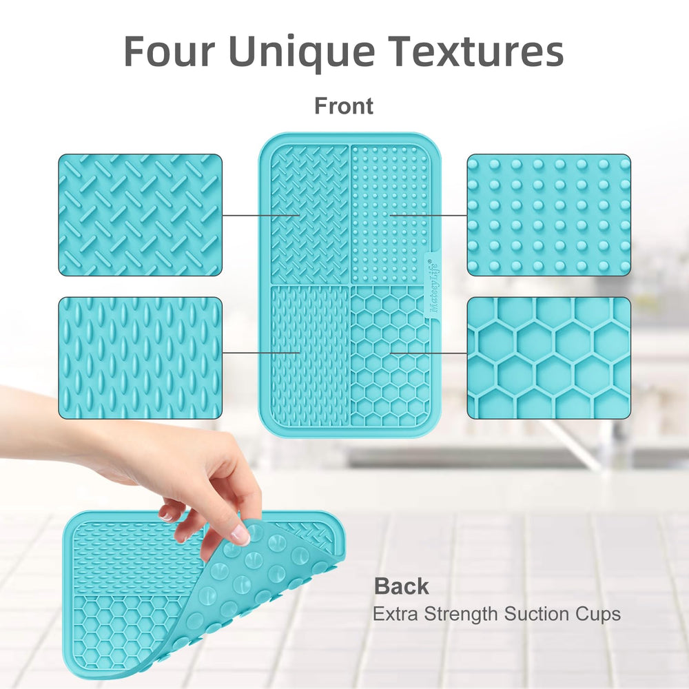 MateeyLife food-grade silicone lick mat is safe, heat-resistant, and easy to clean.