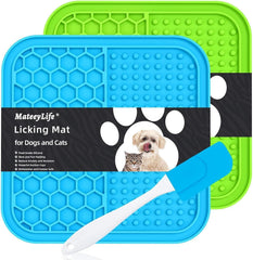 MateeyLife lick mat dog two-quadrant texture for slow feeding enhancement