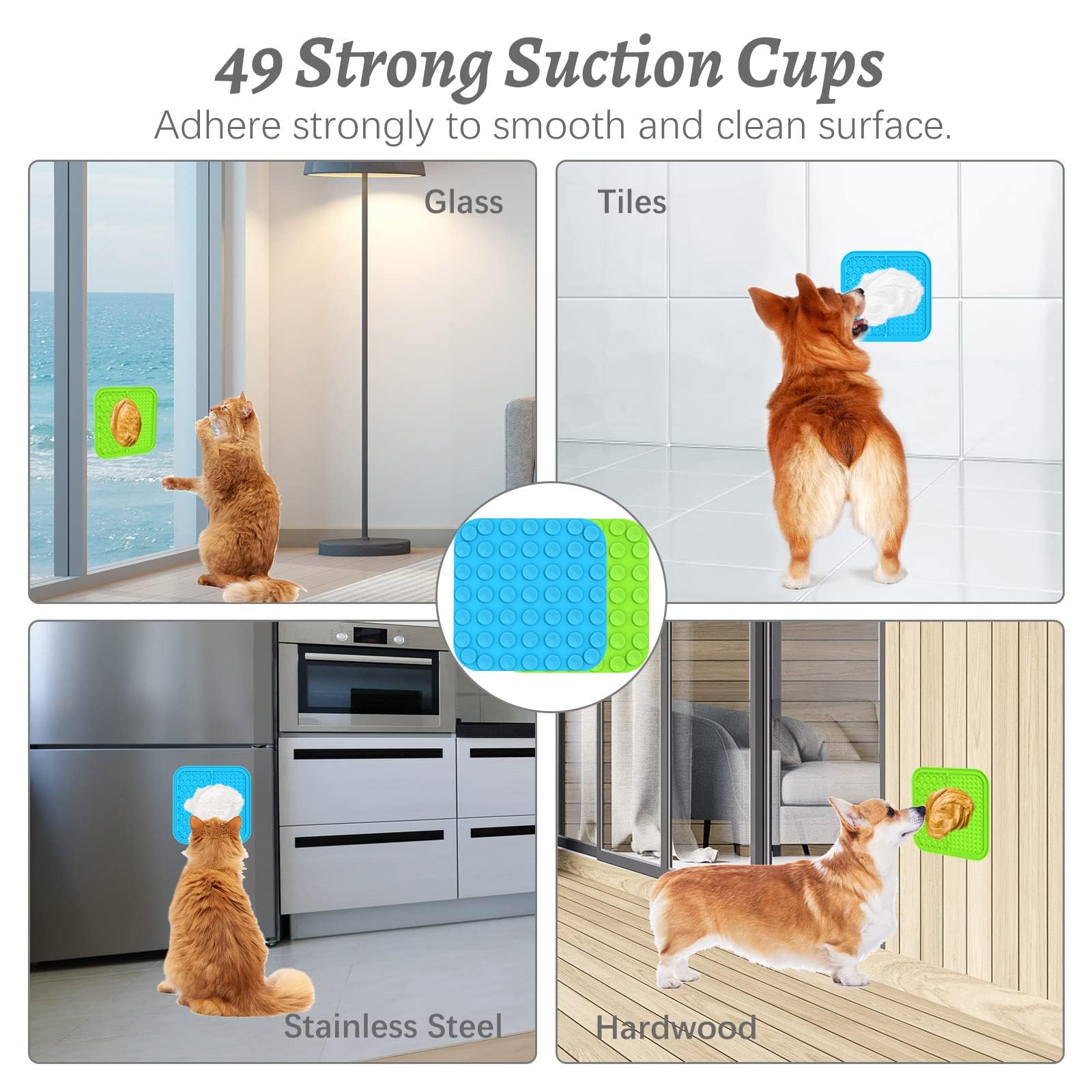 MateeyLife lick mat is freezer-safe and easy to clean after use