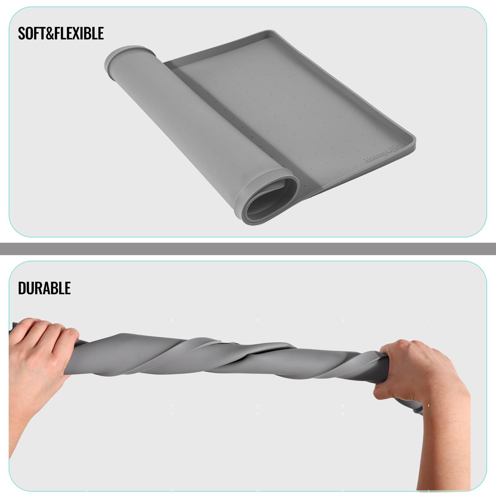 MateeyLife cat and dog mats fit multiple setups including fountains and raised feeders