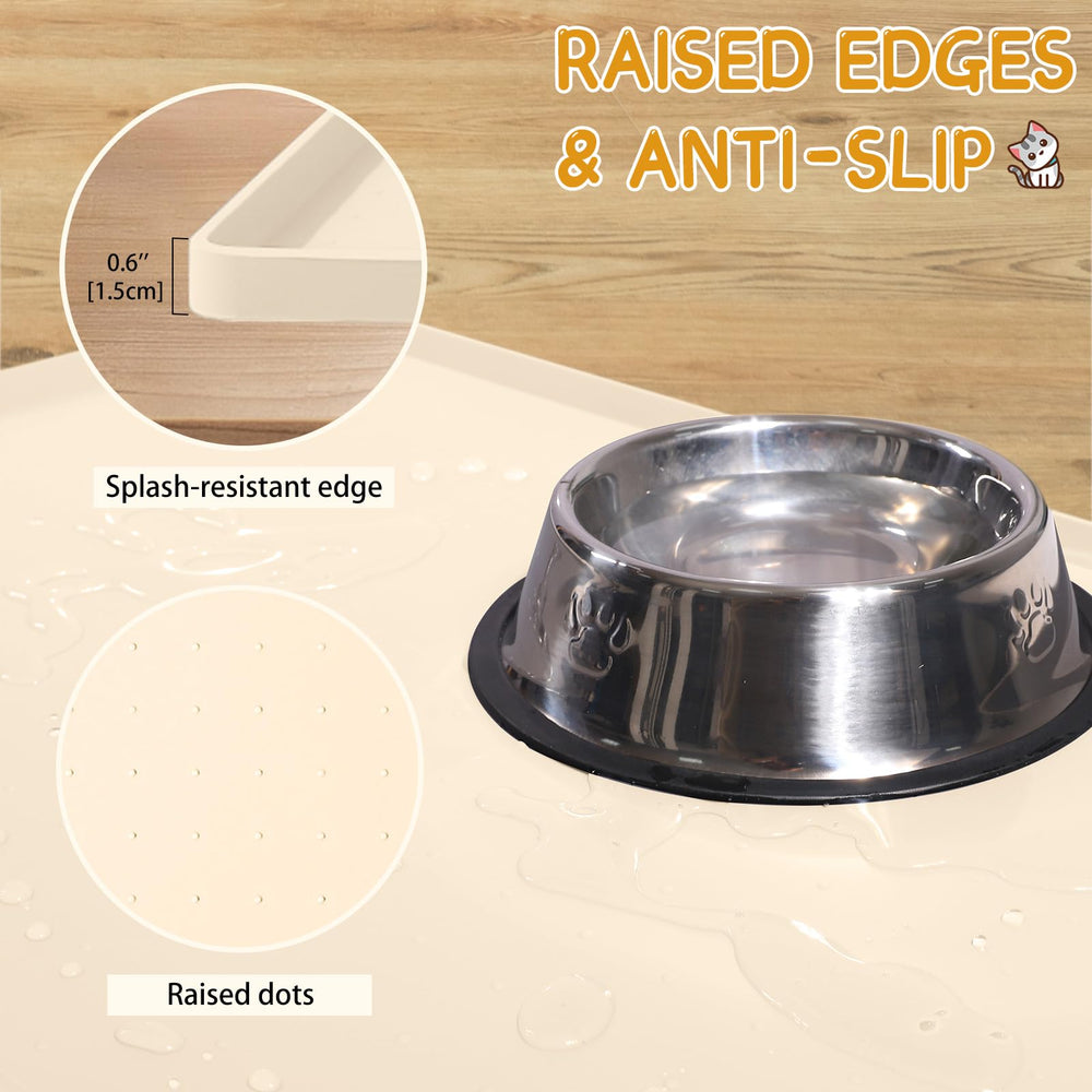 MateeyLife dishwasher-safe mat simplifies cleanup after busy mealtimes.