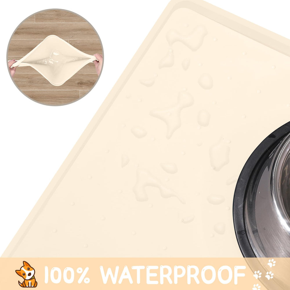 MateeyLife foldable travel mat fits bowls anywhere and dries quickly.