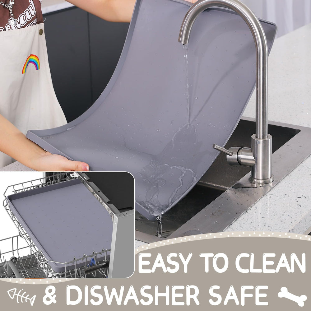 MateeyLife mat used under sink or as shoe mat shows versatile protection.