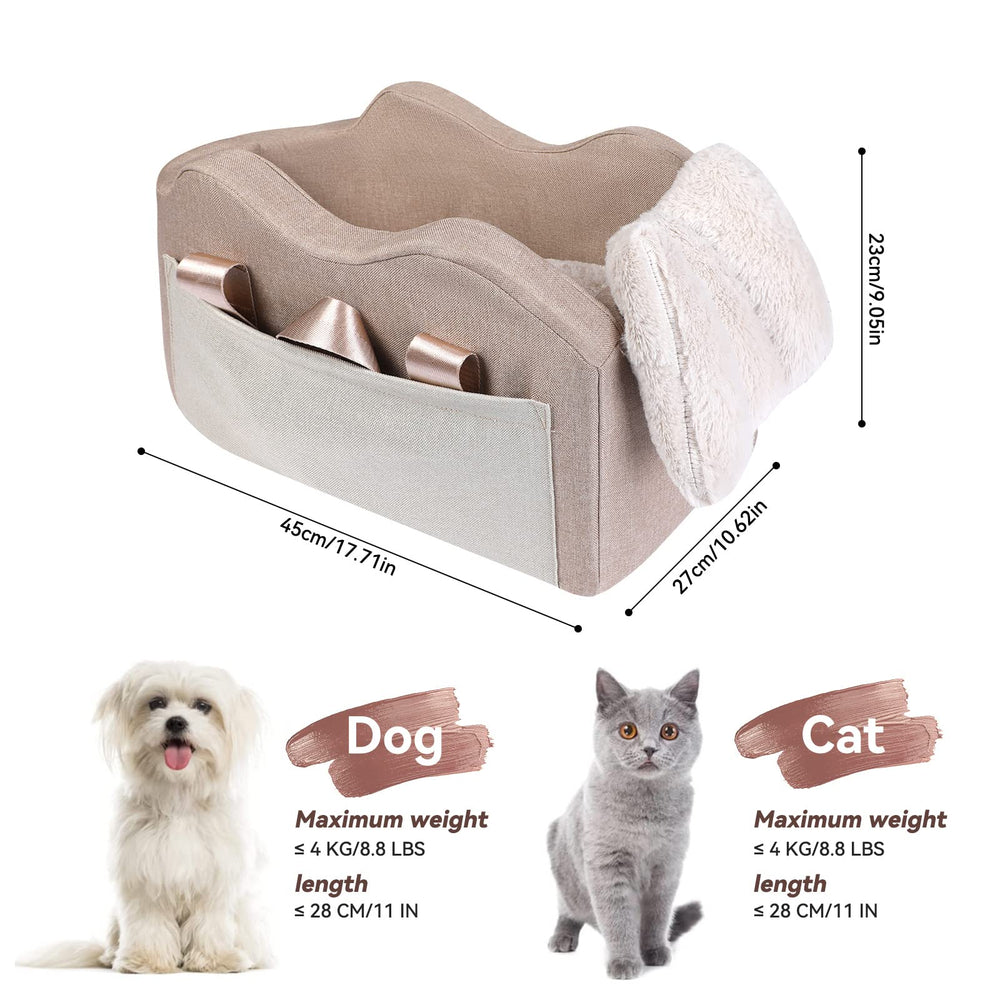 Matsofamic dog car seat padding offers cozy, washable comfort