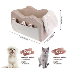 Matsofamic dog car seat padding offers cozy, washable comfort