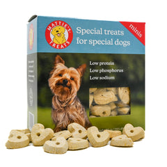 Mattie's Treats 10oz box with heart-shaped treats, ideal for training rewards.