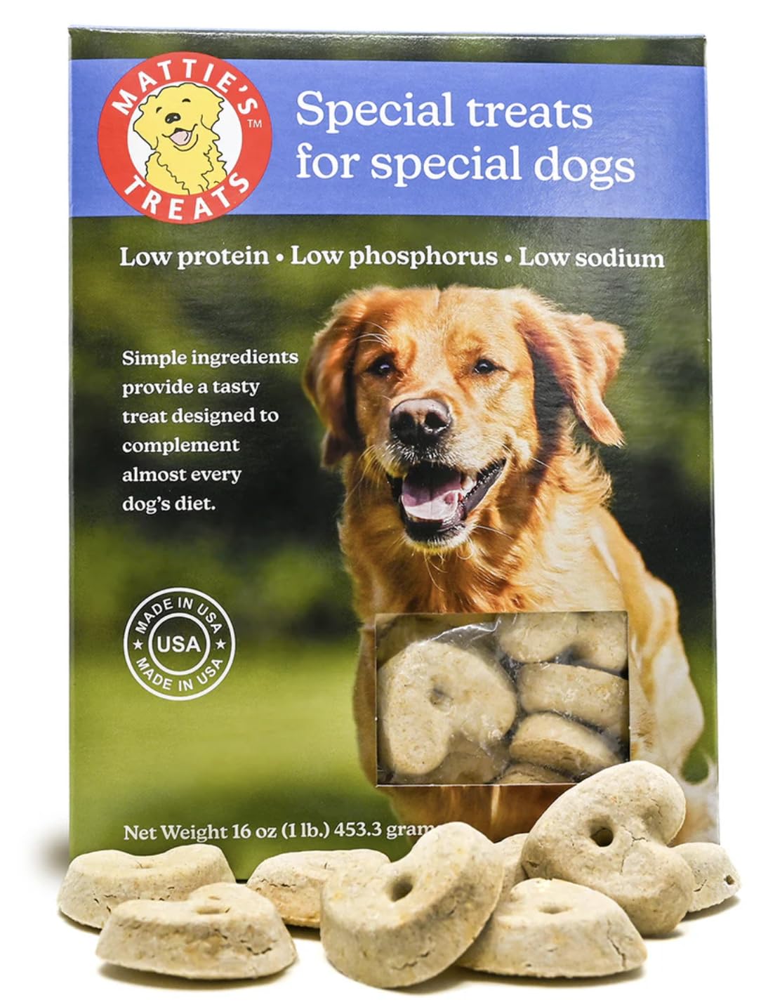 Mattie's Treats 1lb box unboxing shows a tasty, shareable dog snack option