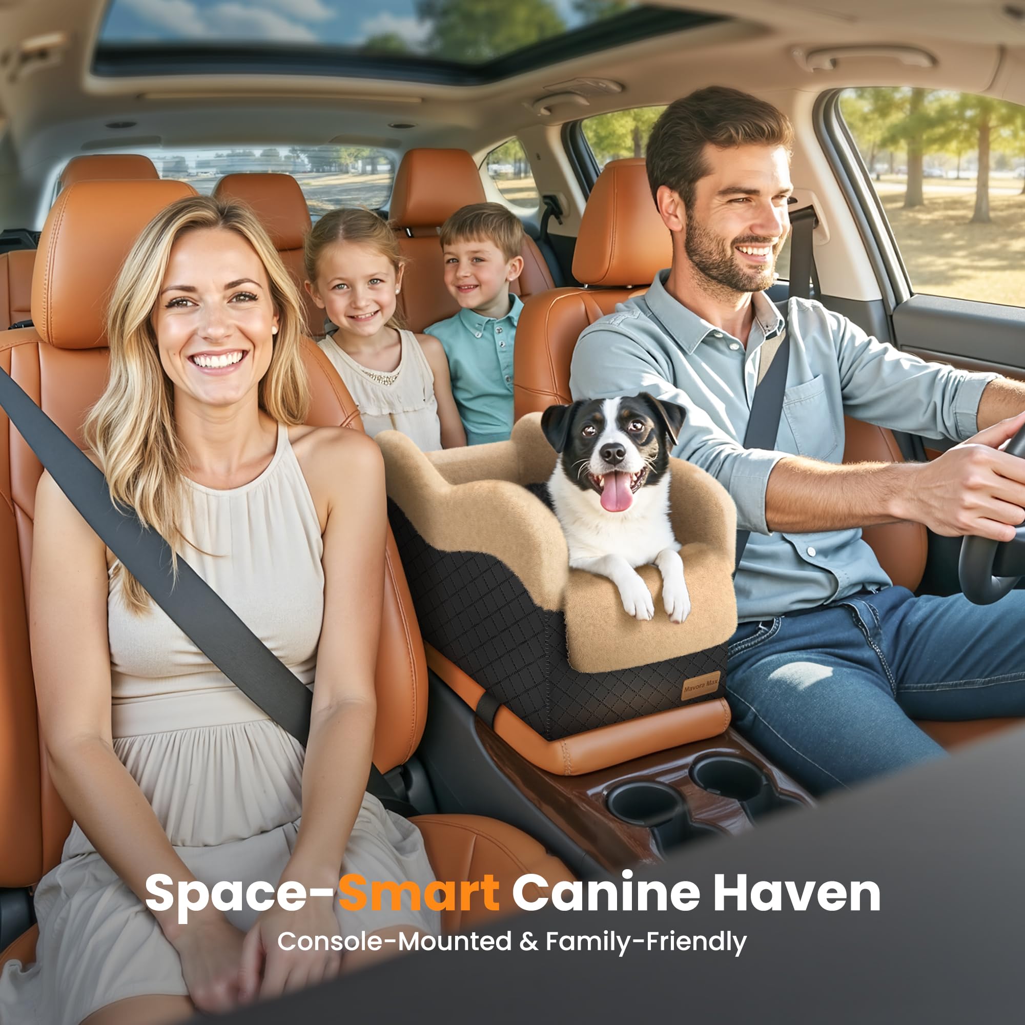 Mavora Max dog seat fits SUVs and trucks securely