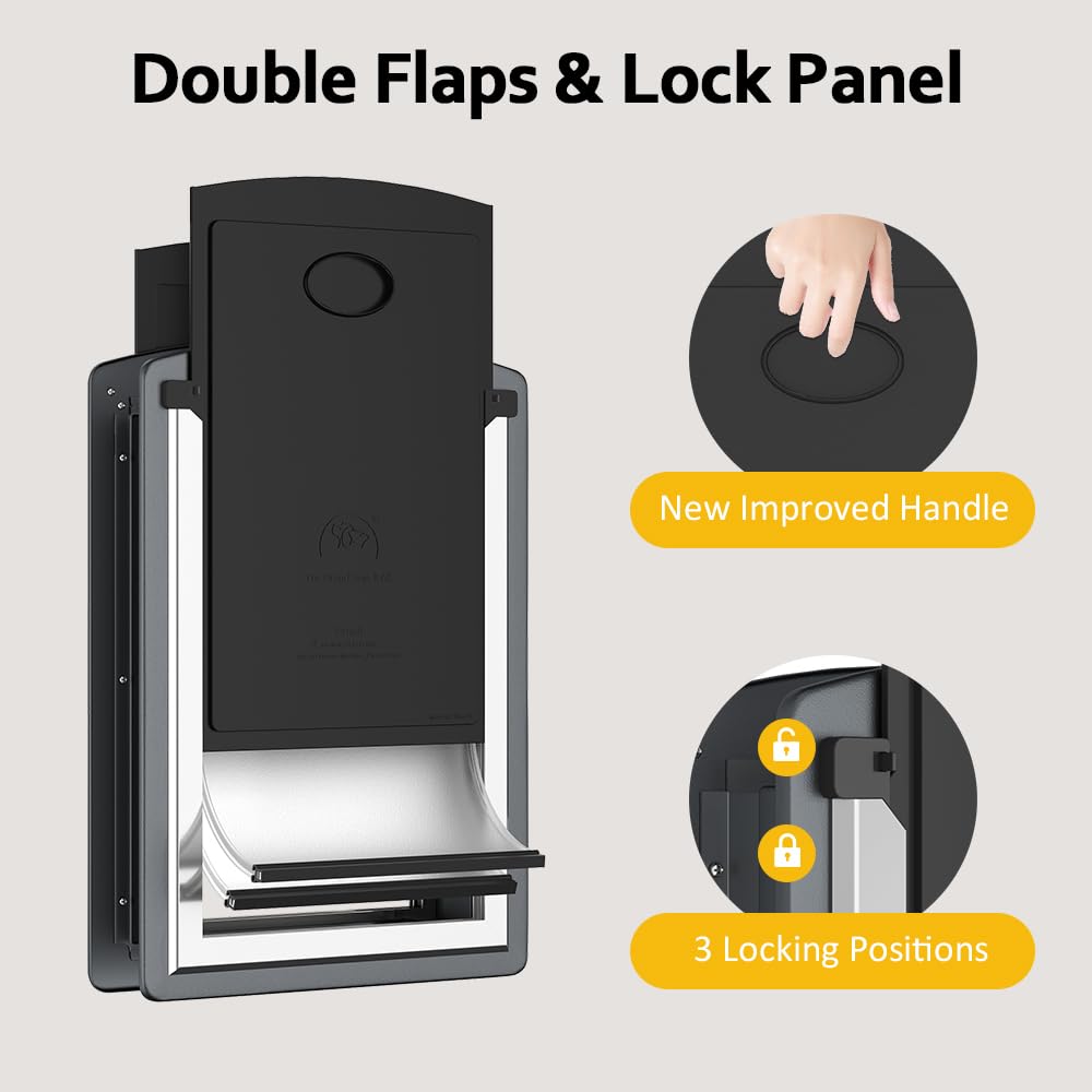 MAVRICPOWER expanding tunnel shows flexible sizing for paneled, wood, PVC, and metal doors.