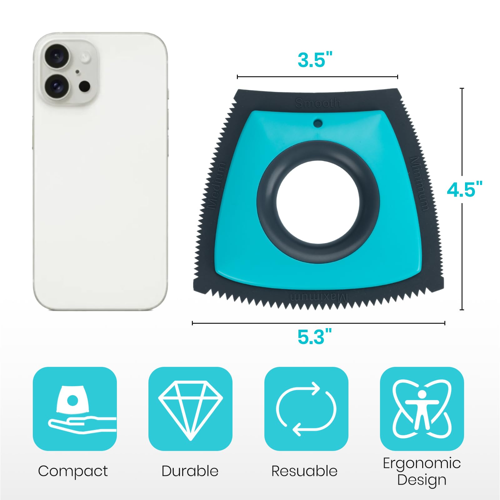 MAVRIZ Eco-friendly reusable design reduces waste and ongoing costs.