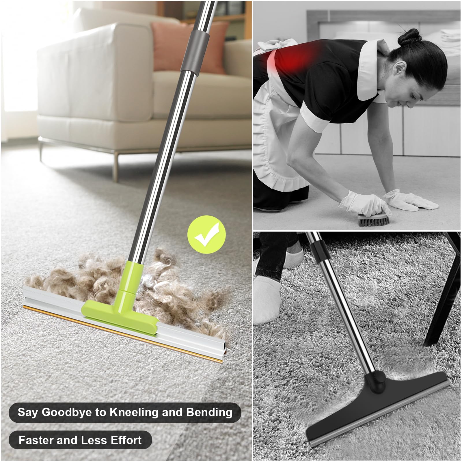 MAVRIZ 45-degree ergonomic head helping reduce fatigue during cleaning sessions.