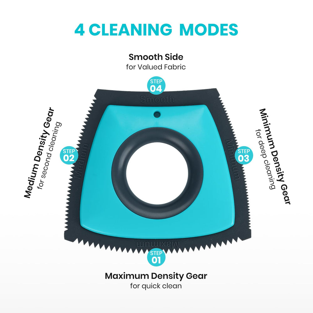 MAVRIZ Pet hair remover on sofa demonstrates efficient home cleaning.