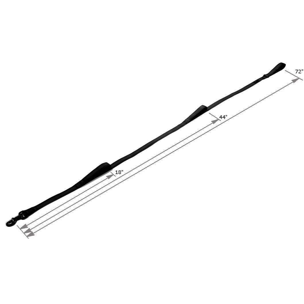 Max and Neo leash end-wrist handle for comfortable all-day walks.