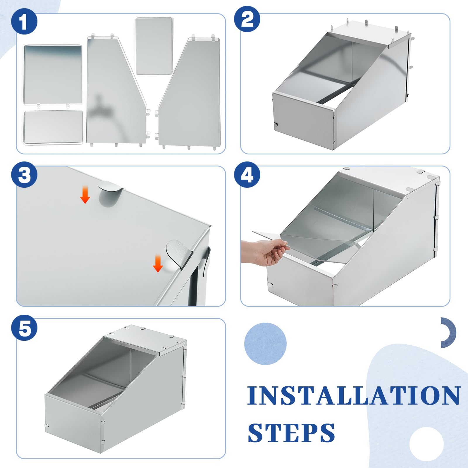 Maxcheck ensamble rapido con placas galvanizadas y broches
