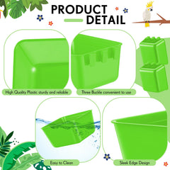 Maxdot 16oz water feeder closeup showing durable plastic