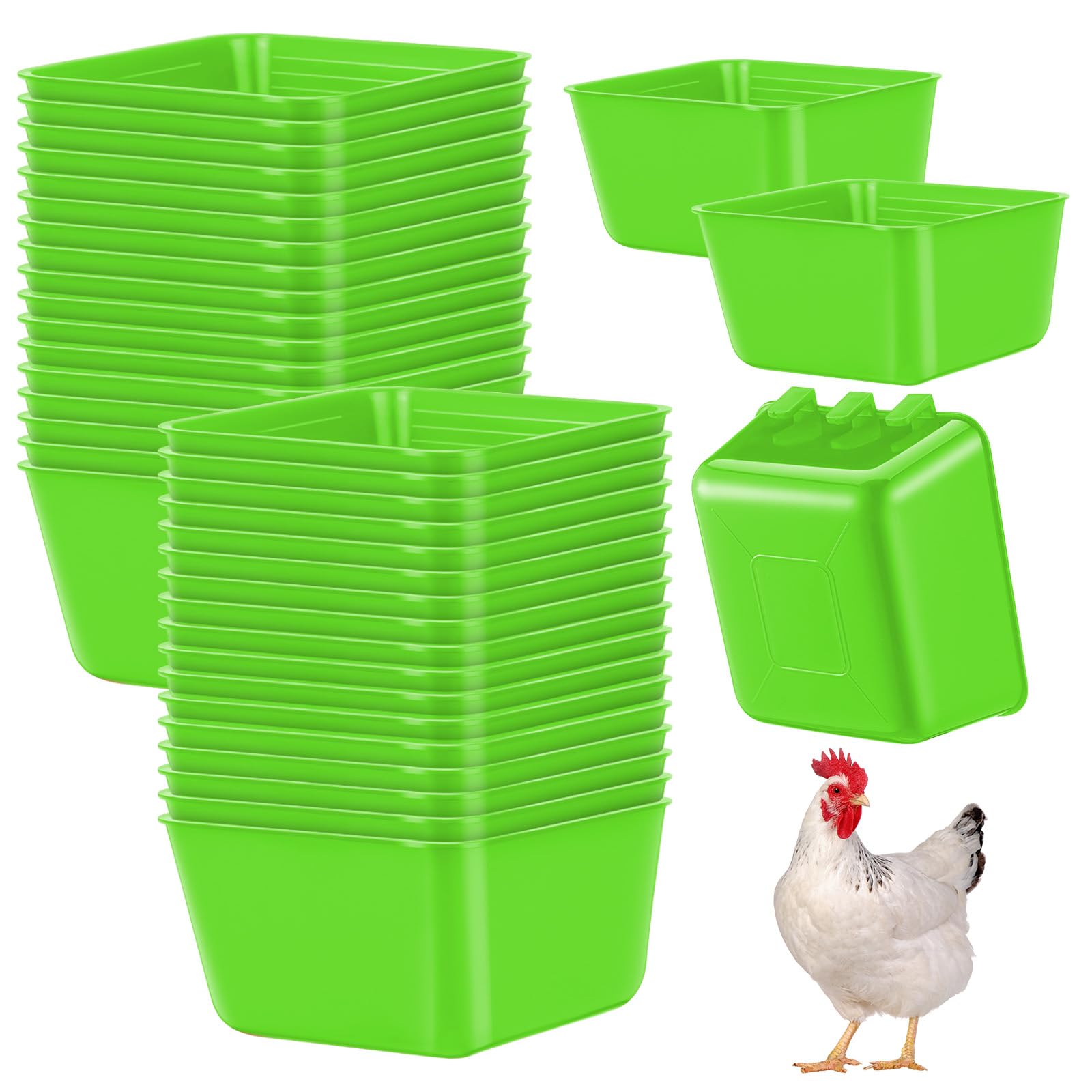Maxdot 20-pack cage cups package for quick refills and replacement