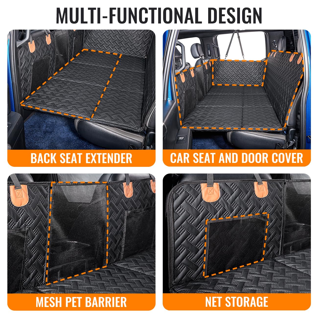 MAXFUT bed measures 57.4 by 30.3 inches to fit mid- to large-size trucks.