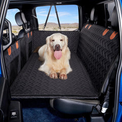 MAXFUT truck dog seat cover back seat protects upholstery during road trips