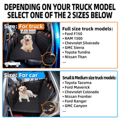 MAXFUT truck dog seat cover removable surface enables quick cleaning after adventures