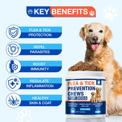 MaxHemp dog chews close-up texture — easy pest defense without oils.