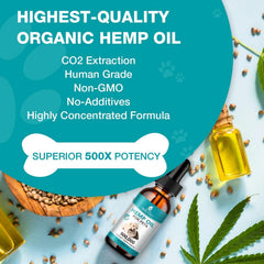 MaxHemp pet oil two bottles pack emphasizing value and ongoing support