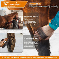 MAXIMILIAN natural materials provide coat moisturizing effect during use.