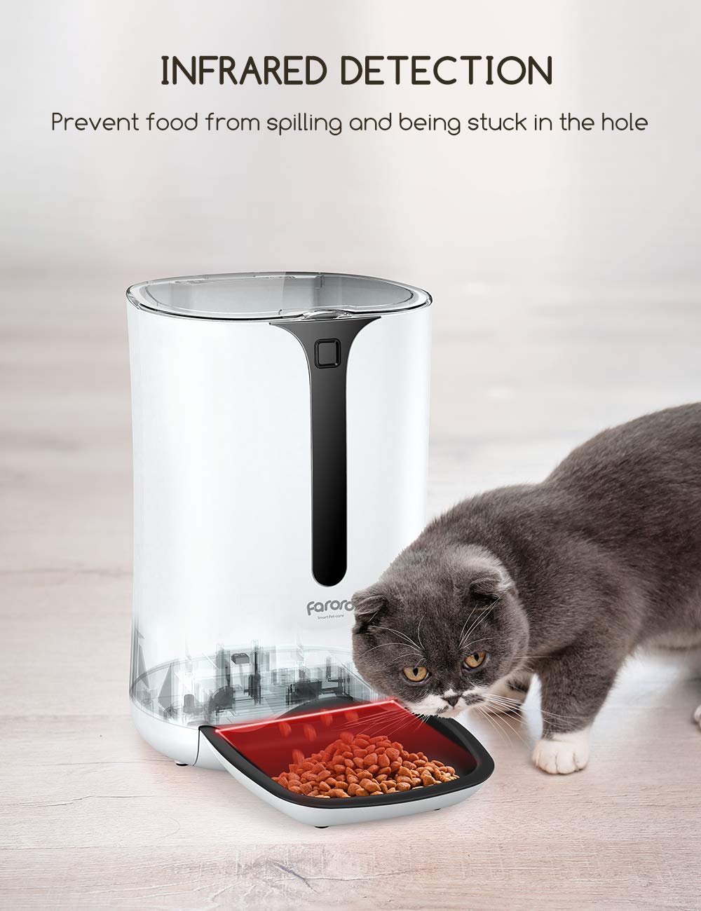 MAXKU durable ABS shell image emphasizes easy cleaning and durable construction