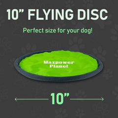 Maxpower Planet floating dog toy glides on water during pool or beach play.