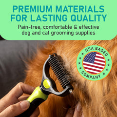 Maxpower Planet 17-teeth side deshedding loose fur from coats.