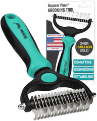 Maxpower Planet dual-sided brush with 9-teeth for mats and tangles.