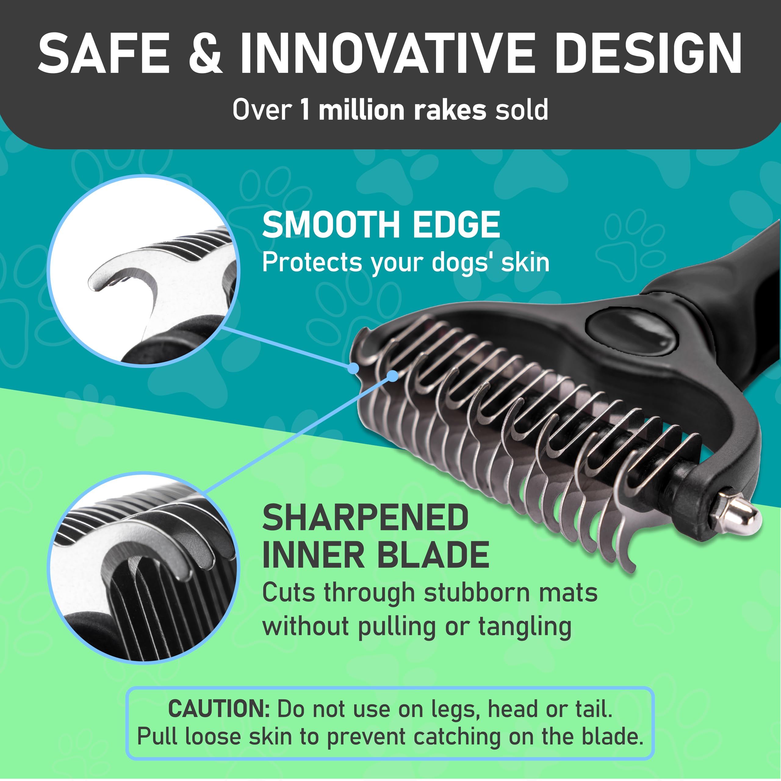 Maxpower Planet extra wide brush design covers more fur per stroke