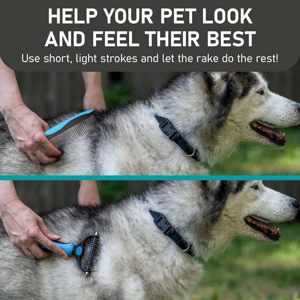Maxpower Planet deshedding comb helps keep home fur-free with quick daily grooming.