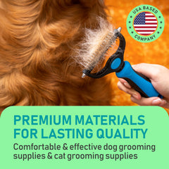Maxpower Planet 17-teeth deshedding edge reduces loose undercoat fur.