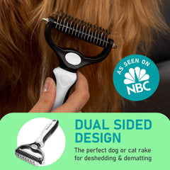 Maxpower Planet Pet Grooming Brush 9-teeth close-up tackles stubborn mats.